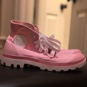 Pink Palladium Mid Boots